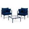 Zestaw Wypoczynkowy Ogrodowy BELLANTI Venezia Midnight Blue 2os.